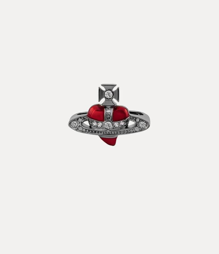 Vivienne Westwood NEW DIAMANTE HEART RING